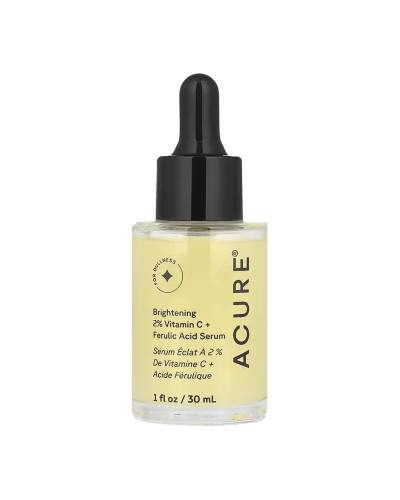 Освітлююча сироватка з 2% вітаміном С та феруловою кислотою, Brightening 2% Vitamin C + Ferulic Acid Serum - 30 ml