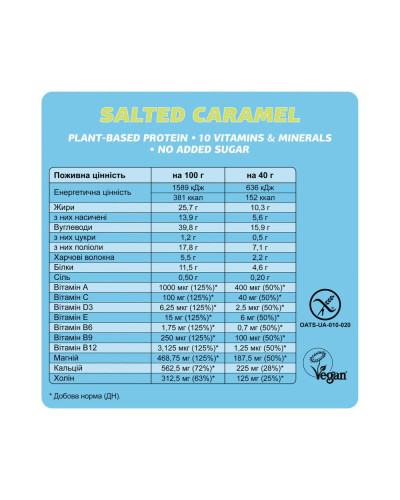 Батончики, Fizi Mood Booster - 12x40g Salted Caramel