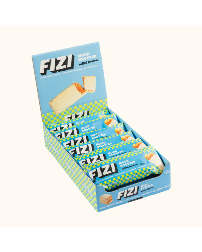 Батончики, Fizi Mood Booster - 12x40g Salted Caramel