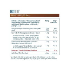 Iso 100 Hydrolyzed - 2263g Gourmet Chocolate