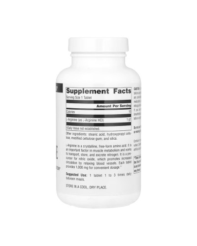 L-Arginine 1000 mg - 100 tabs