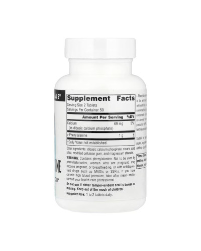 L-Phenylalanine 500mg - 100 tabs