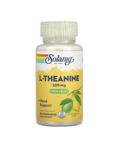 Л-теанін, L-Theanine 200mg - 30 chewables