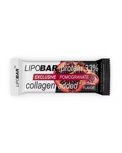 Протеїновий батончик, Lipobar Exclusive - 50g Pomogranate