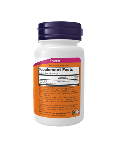 Methyl B-12 1000 mcg - 250 lozenges