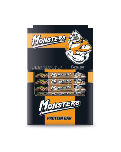 Протеїнові батончики, Monsters - 24x40g Coffee