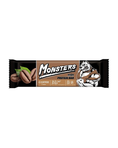 Протеїнові батончики, Monsters - 24x40g Coffee