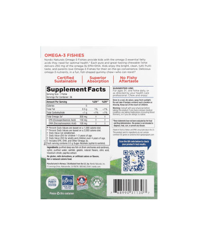 Nordic Omega-3 - 36 Fishies
