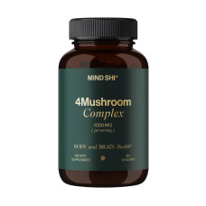 Комплекс 4 грибів, 4Mushroom Complex 1000 mg - 60 vegcaps