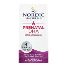 Омега-3 для вагітних та мам, що годують, Prenatal DHA - 180 softgels