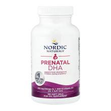 Омега-3 для вагітних та мам, що годують, Prenatal DHA - 180 softgels