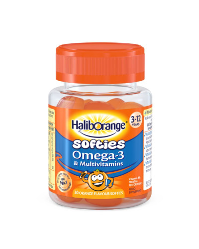 Дитячі мультивітаміни з Омега-3, Softies Omega-3 & Multivitamin - 30 softgels Orange