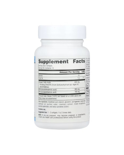 Vegan Omega-3s EPA-DHA 300 mg - 30 softgels