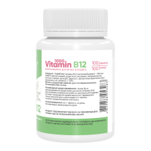 Вітамін B12, Vitamin B12 1000 mcg - 100 tabs
