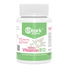 Вітамін B12, Vitamin B12 1000 mcg - 100 tabs