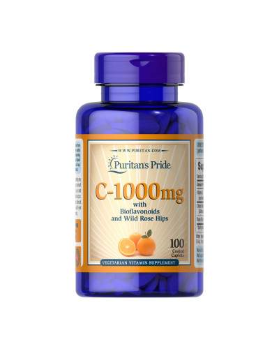 Vitamin C-1000 mg with Bioflavonoids & Rose Hips - 100 caps