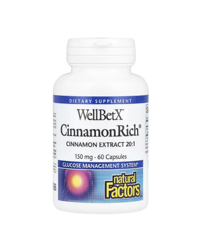 WellBetX CinnamonRich 150mg - 60 caps