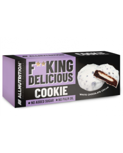 Фітнес печиво, Fucking Delicious cookie - 128g White chocolate cream