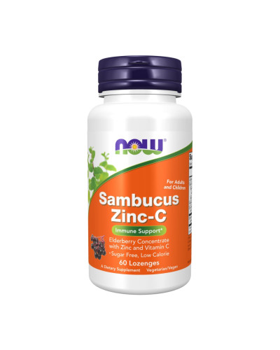 Бузина, цинк та вітамін С, Sambucus Zinc-C - 60 lozenges