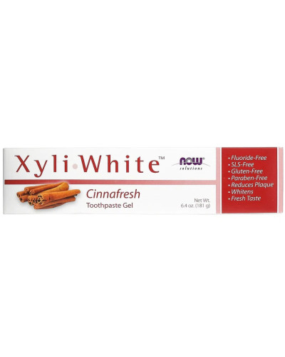 Зубна паста, Now Foods Xyliwhite Cinnafresh Toothpaste - 6.4 oz