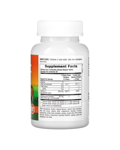 Вітамін С, Sugarfree Vit C Chewable - 90 tabs