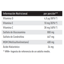 Glucosamine Chondroitin plus MSM - 80caps