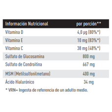 Glucosamine Chondroitin plus MSM - 80caps
