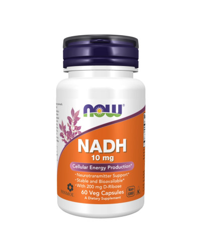 NADH 10mg With 200mg Ribose - 60 vcaps