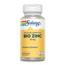 Цинк з високою біодоступністю, Bio Zinc 15mg - 100 vcaps