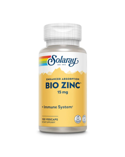 Цинк з високою біодоступністю, Bio Zinc 15mg - 100 vcaps