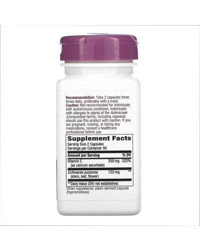 Ехінацея та Вітамін С, Echinacea & Vitamin C - 100 vcaps