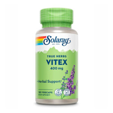 Вітекс, підтримка жіночого здоров'я, Solaray Vitex Berry Extract 400mg - 100 vcaps
