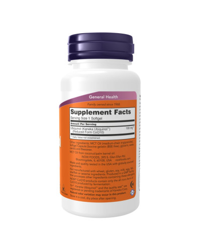 Ubiguinol 100mg - 60 sgels