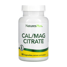 Кальцій і Магній, Cal/Mag Citrate - 90 caps