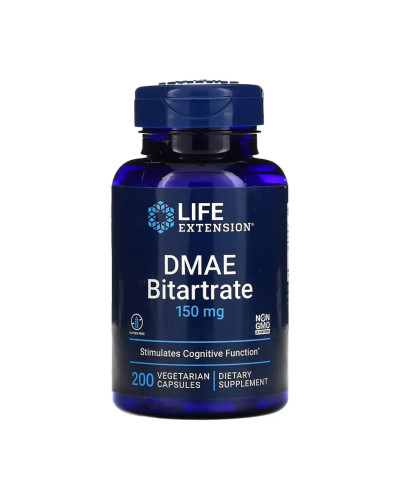 DMAE Bitartrate 150mg - 200 vcaps
