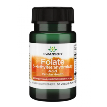 Фолієва кислота, Folate 800mcg - 30veg caps