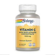 Вітамін C, Vitamin C with Rose Hips, Acerola & Bioflavonoids 1000mg - 100 vcaps