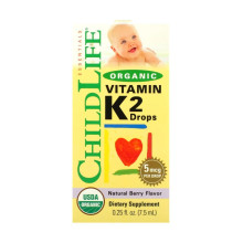 Органічний вітамін К2, Organic Vitamin K2 Liquid - 7.5ml Natural Berry