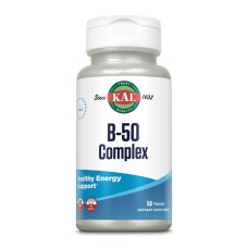 Вітаміни групи Б, B-50 Complex - 50 tabs