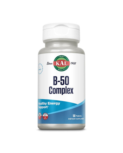 Вітаміни групи Б, B-50 Complex - 50 tabs