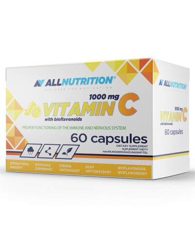 Вітамін С з біофлавоноїдами, Vitamin C 1000mg + Bioflaw - 60caps