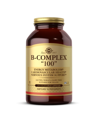 Комплекс вітамінів В-100, B-Complex 100 - 250 vcaps