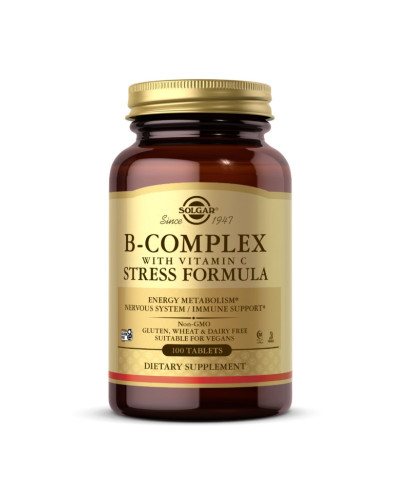 B-Complex with Vitamin C Stress Formula - 100 tabs