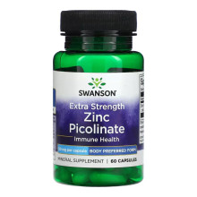Extra Strength Zinc Picolinate Body Preferred Form 50mg - 60 caps