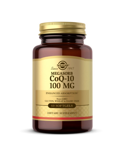 Коензим Q10, COQ-10 100mg - 60 softgels