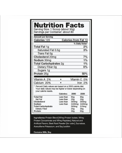 Сироватковий протеїн, Prostar Whey 5.28lb - 2390g Natural
