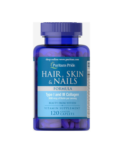 Hair, Skin & Nails Formula - 120 caps