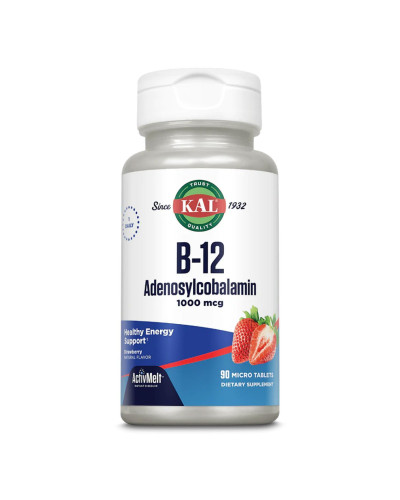 Вітамін В12 аденозилкобаламін, B12 Adenosylcobalamin 1000mcg - 90 tabs