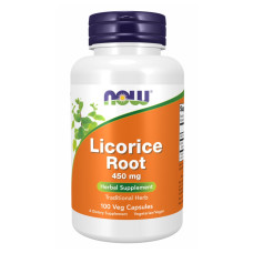 Корінь Солодки, Licorice Root 450mg - 100 vcaps
