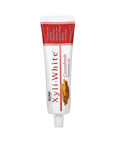 Зубна паста, Now Foods Xyliwhite Cinnafresh Toothpaste - 6.4 oz